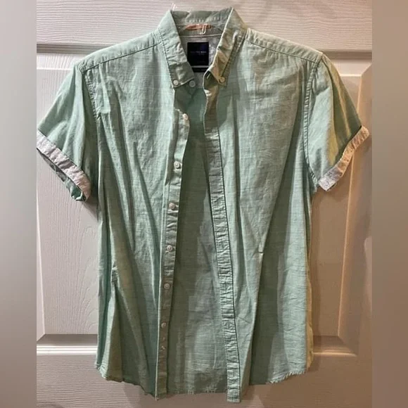 Cactus Man Brand Button Up Shirt, Mens Size Small | Color: Green | Size: S | Icandybyleslie's Closet